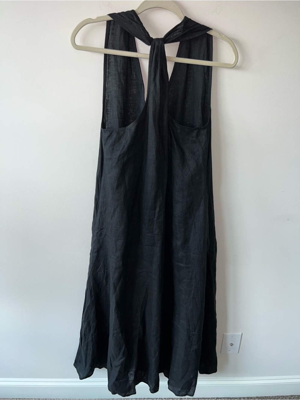 BANANA REPUBLIC LINEN HALTER MAXI DRESS - Picture 6 of 12